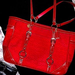 Authentic medium coach purse